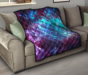 Starfield Nebula Galaxy Space Print Quilt
