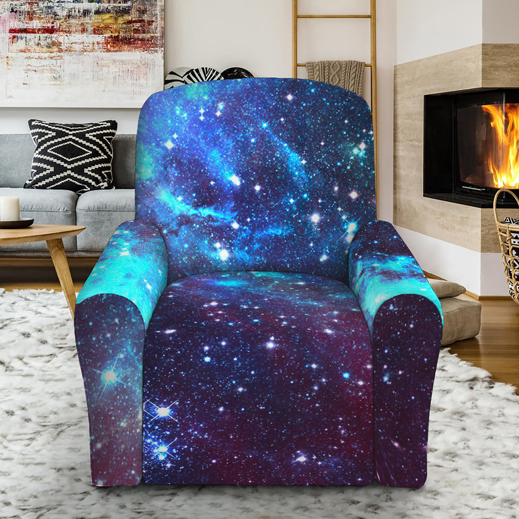 Starfield Nebula Galaxy Space Print Recliner Slipcover