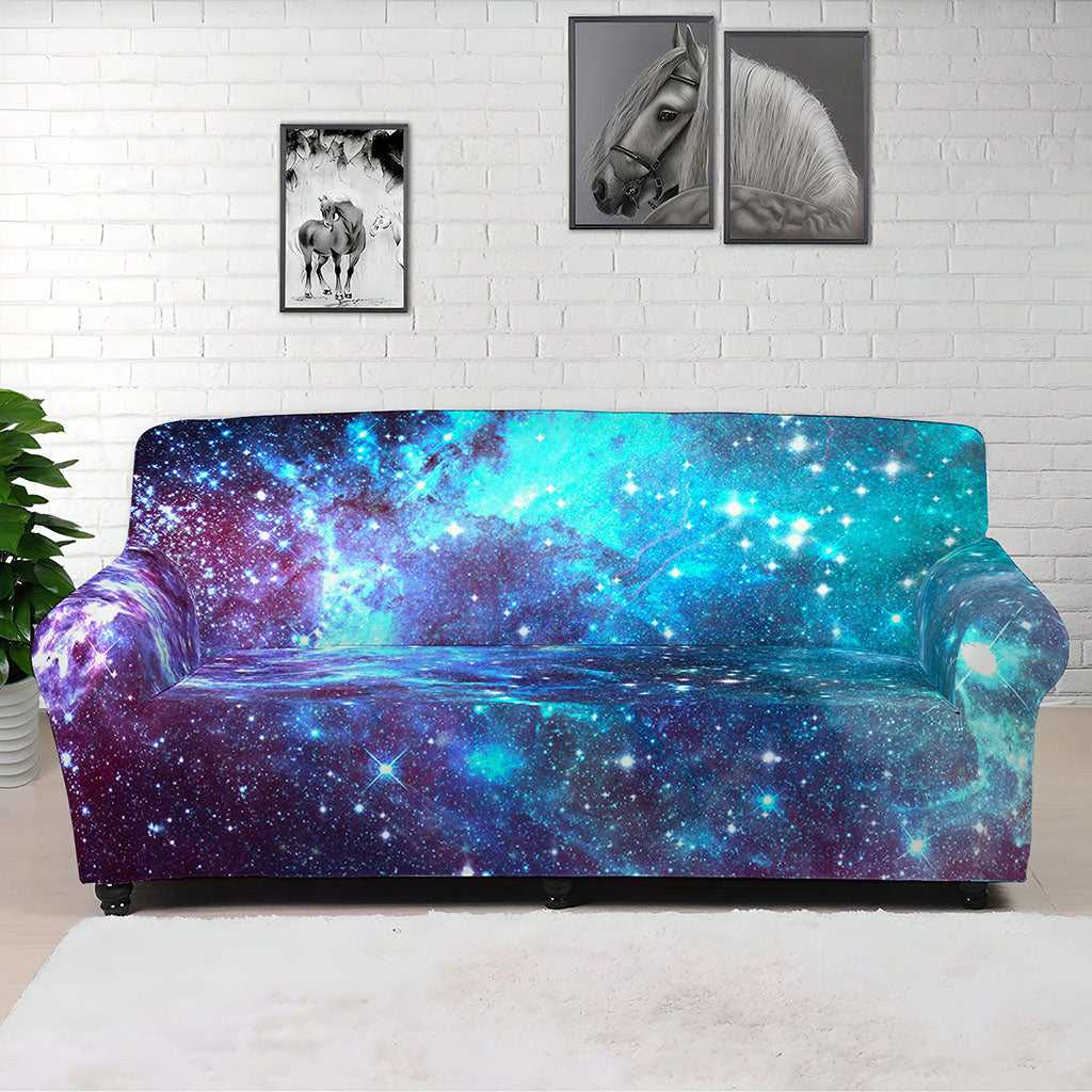 Starfield Nebula Galaxy Space Print Sofa Cover