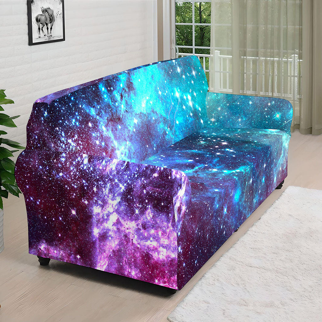 Starfield Nebula Galaxy Space Print Sofa Cover