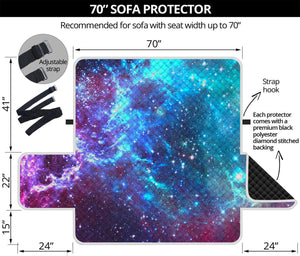 Starfield Nebula Galaxy Space Print Sofa Protector