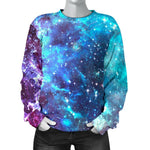 Starfield Nebula Galaxy Space Print Women's Crewneck Sweatshirt GearFrost