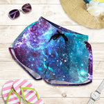 Starfield Nebula Galaxy Space Print Women's Shorts