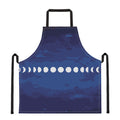 Starry Sky Lunar Phase Print Apron