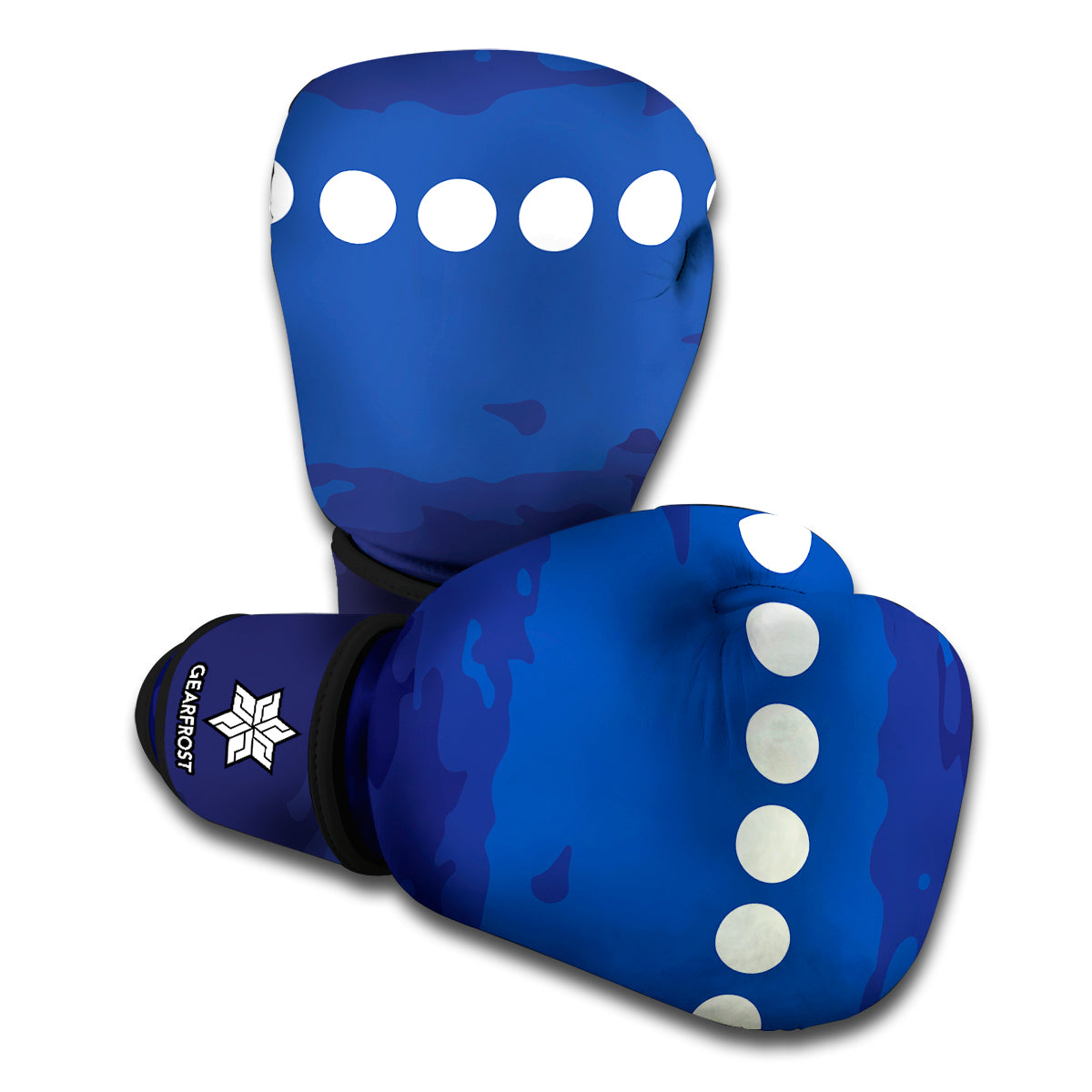 Starry Sky Lunar Phase Print Boxing Gloves