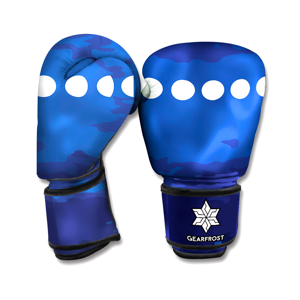 Starry Sky Lunar Phase Print Boxing Gloves