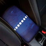Starry Sky Lunar Phase Print Car Center Console Cover