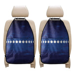 Starry Sky Lunar Phase Print Car Seat Organizers