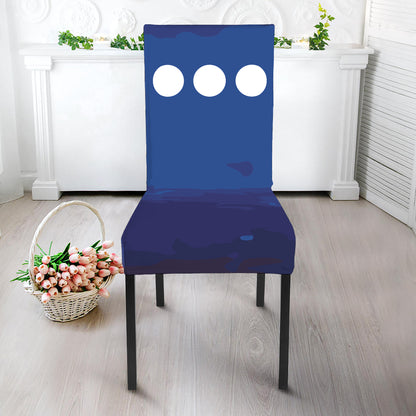 Starry Sky Lunar Phase Print Dining Chair Slipcover