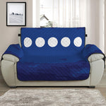 Starry Sky Lunar Phase Print Half Sofa Protector