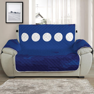 Starry Sky Lunar Phase Print Half Sofa Protector