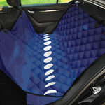 Starry Sky Lunar Phase Print Pet Car Back Seat Cover