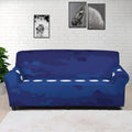 Starry Sky Lunar Phase Print Sofa Cover