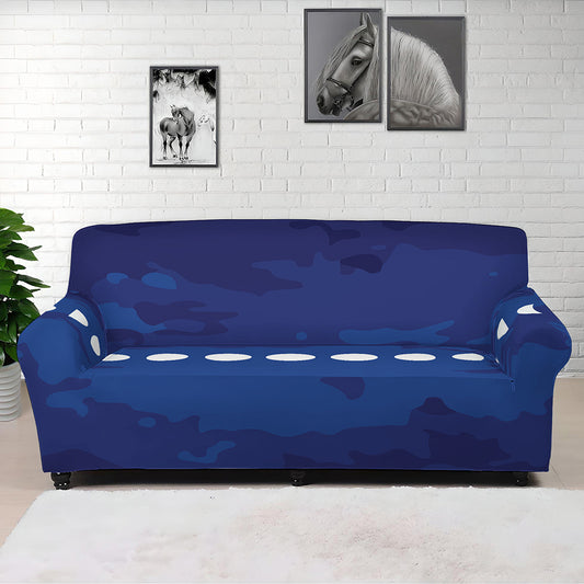 Starry Sky Lunar Phase Print Sofa Cover