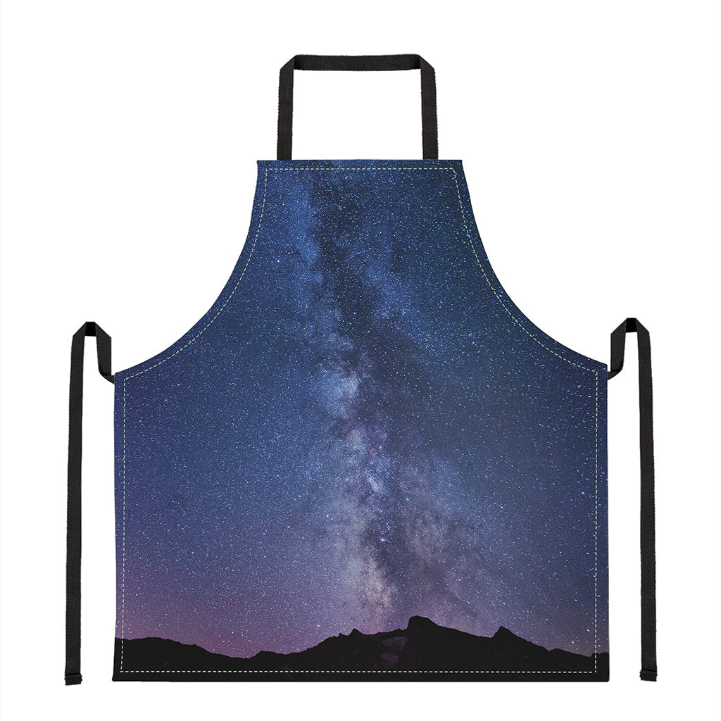 Stars Night Milky Way Print Apron