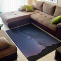 Stars Night Milky Way Print Floor Mat