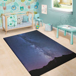 Stars Night Milky Way Print Area Rug