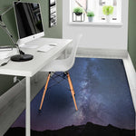 Stars Night Milky Way Print Area Rug