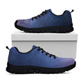 Stars Night Milky Way Print Black Running Shoes