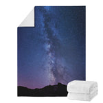 Stars Night Milky Way Print Blanket