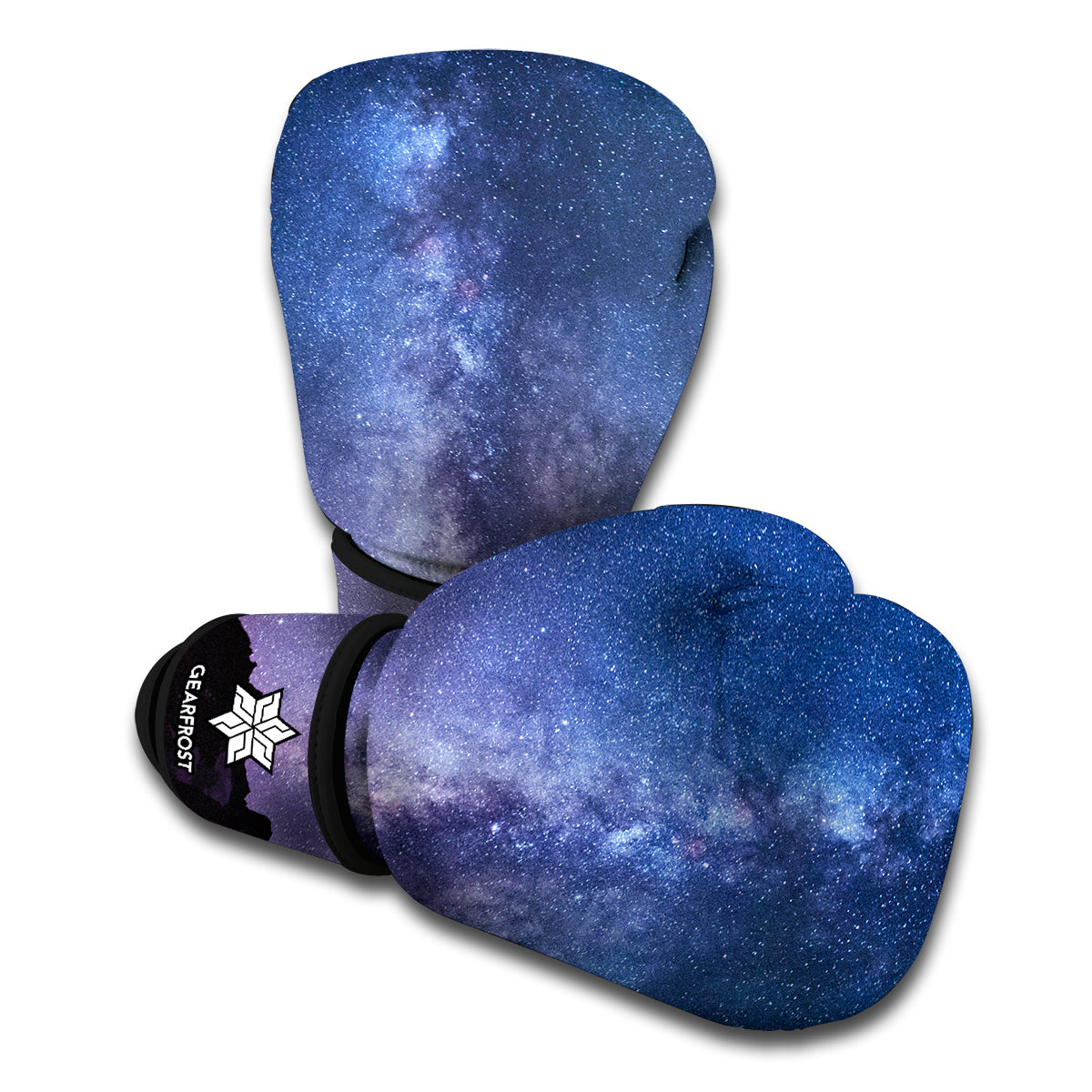 Stars Night Milky Way Print Boxing Gloves