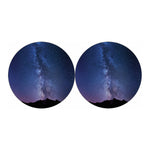 Stars Night Milky Way Print Car Coasters