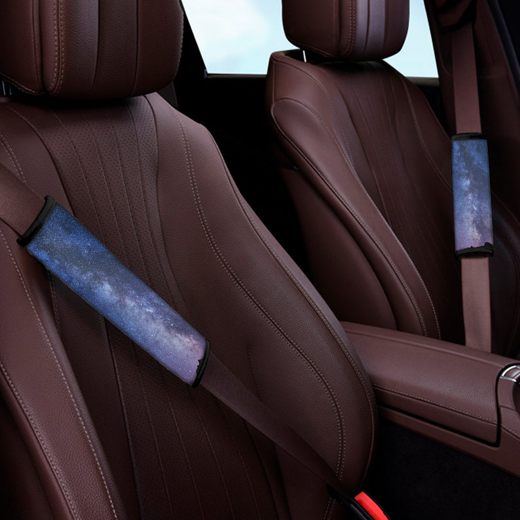 Stars Night Milky Way Print Car Seat Belt Covers
