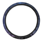 Stars Night Milky Way Print Car Steering Wheel Cover