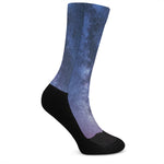 Stars Night Milky Way Print Crew Socks