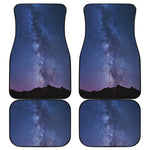 Stars Night Milky Way Print Front and Back Car Floor Mats
