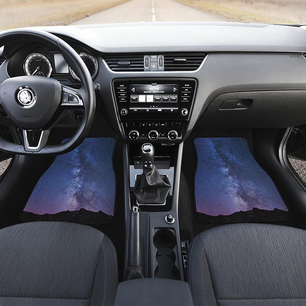 Stars Night Milky Way Print Front Car Floor Mats