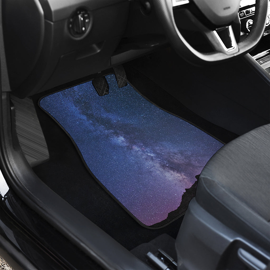Stars Night Milky Way Print Front Car Floor Mats