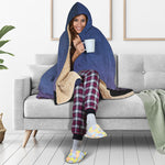 Stars Night Milky Way Print Hooded Blanket