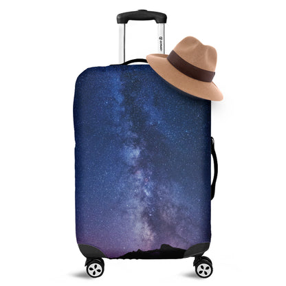 Stars Night Milky Way Print Luggage Cover