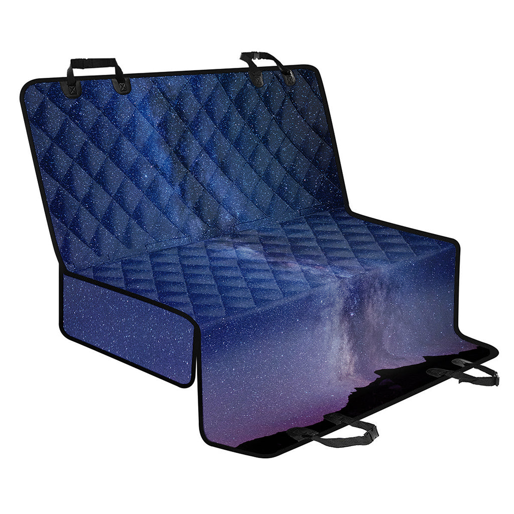Stars Night Milky Way Print Pet Car Back Seat Cover