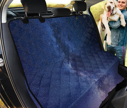 Stars Night Milky Way Print Pet Car Back Seat Cover