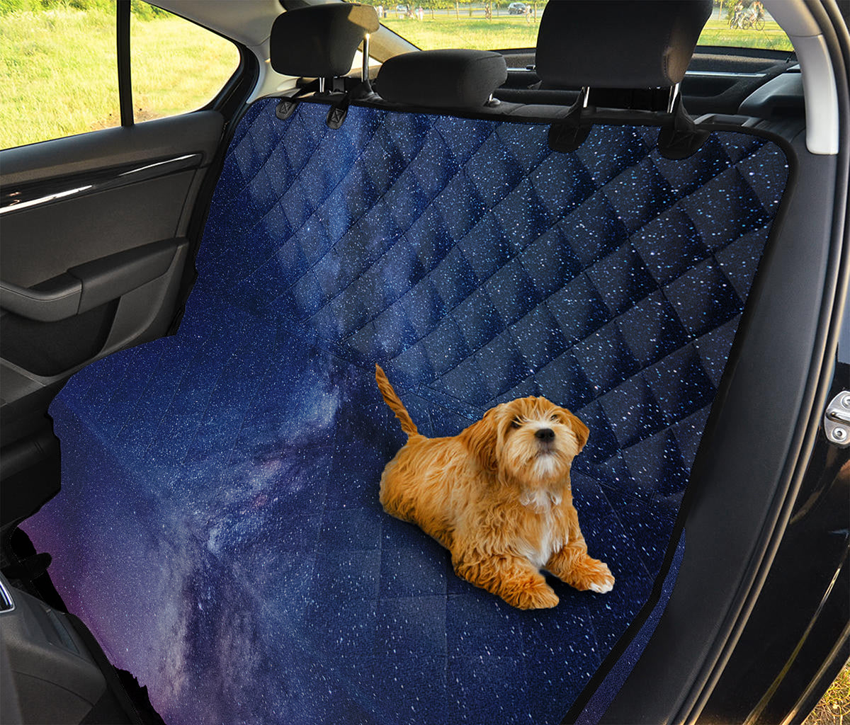 Stars Night Milky Way Print Pet Car Back Seat Cover
