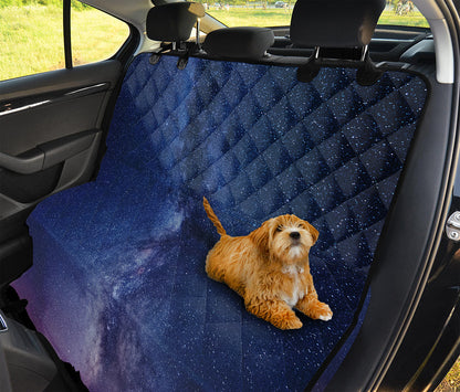 Stars Night Milky Way Print Pet Car Back Seat Cover