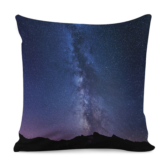 Stars Night Milky Way Print Pillow Cover