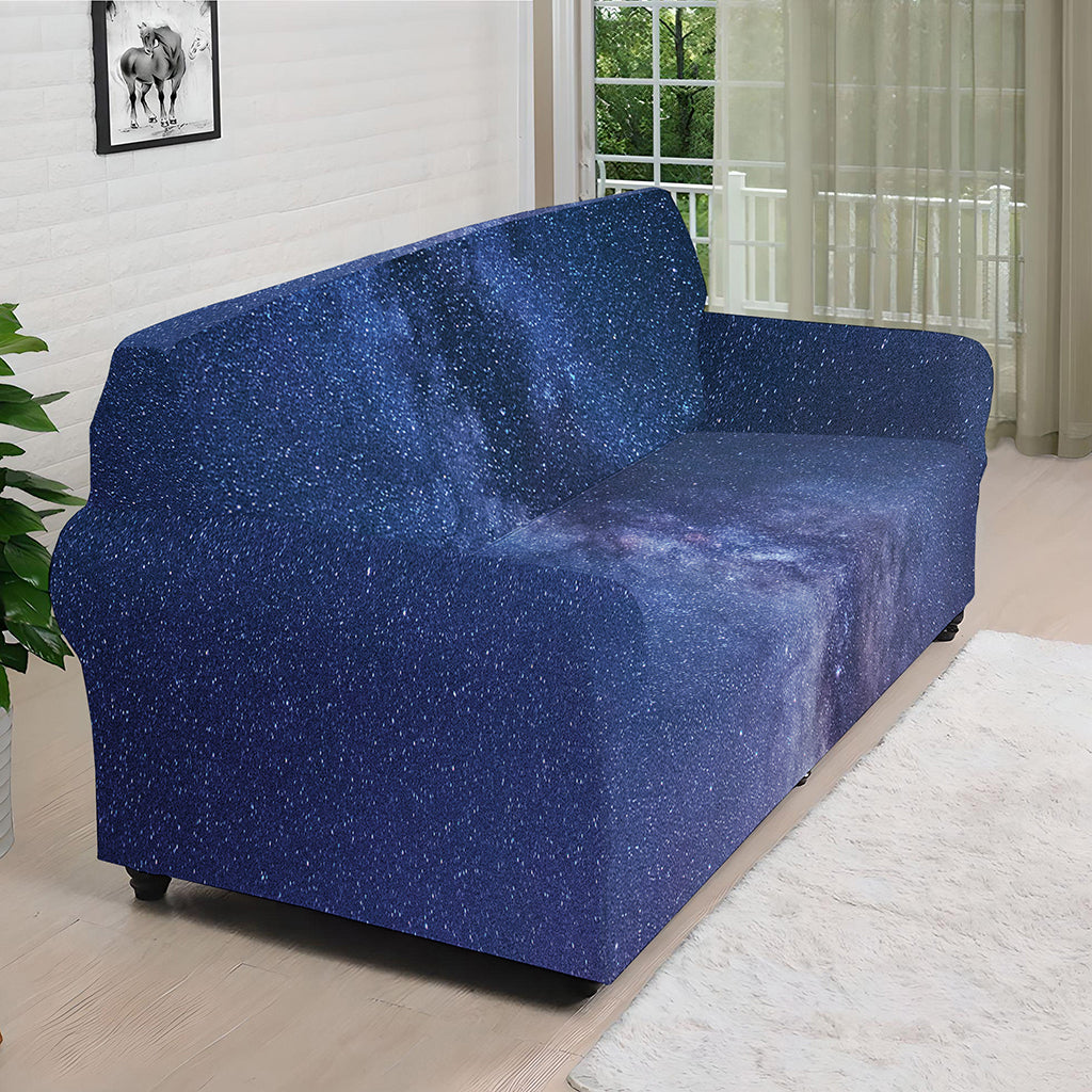 Stars Night Milky Way Print Sofa Cover