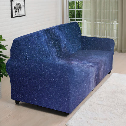 Stars Night Milky Way Print Sofa Cover