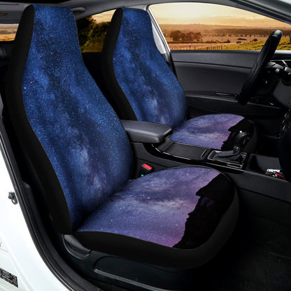 Stars Night Milky Way Print Universal Fit Car Seat Covers