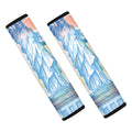 Statue of Liberty USA Flag Print Car Seat Belt Covers