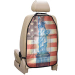 Statue of Liberty USA Flag Print Car Seat Organizers