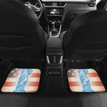 Statue of Liberty USA Flag Print Front and Back Car Floor Mats