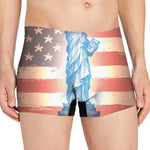 Statue of Liberty USA Flag Print Men's Boxer Briefs
