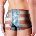 Statue of Liberty USA Flag Print Men's Boxer Briefs
