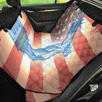 Statue of Liberty USA Flag Print Pet Car Back Seat Cover