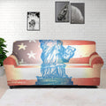 Statue of Liberty USA Flag Print Sofa Cover