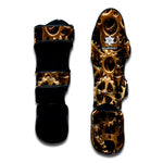 Steampunk Brass Cogs And Gears Print Muay Thai Shin Guard